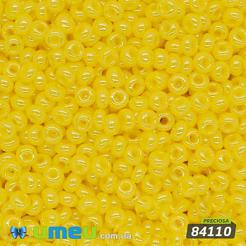 Бісер чеський №583 / 84110, Жовтий райдужний, Перламутровий, 10/0 (BIS-010117)
