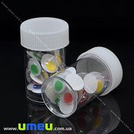 Оченята клейові круглі, 12 мм, Різнокольорові (DIF-037223)