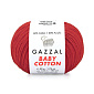 Пряжа Gazzal Baby Cotton №3443, 50 г, 165 м, Красная (YAR-062515)