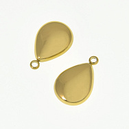 Підвіска з нерж. сталі Крапля, 17,2х11,2 мм, Золото (STL-060677)