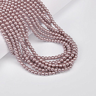 Намистини скляні Перли Premium, 4 мм, Пудрові, Круглі (BUS-060922)