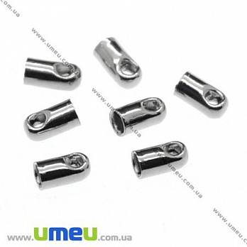 [Архів] Ковпачок металевий, 4,2х2,2 мм, Темне срібло (OBN-008076)