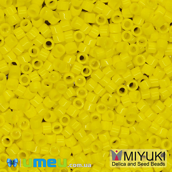 Бісер японський Miyuki Delica 11/0 DB721, Жовтий (BIS-045305)