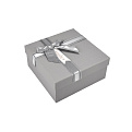 Подарочная коробка Квадратная, 17х17х8 см, Серая (UPK-060622)