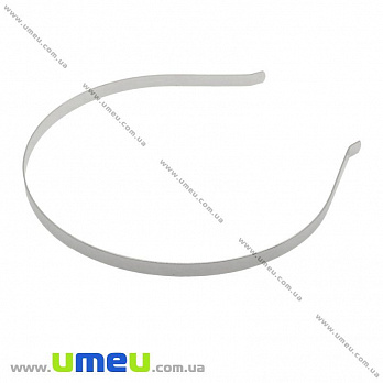 Обруч металевий, 6 мм, Темне срібло (OSN-014226)