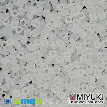 Бисер японский Miyuki Delica 11/0 DB220, Прозрачный матовый (BIS-045244)