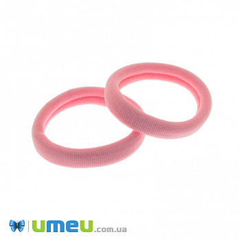Резинка для волос микрофибра, 52 мм, Розовая (OSN-041710)