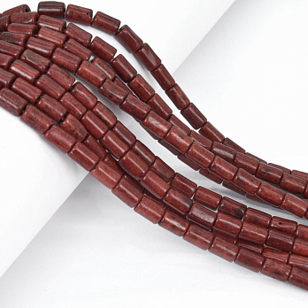 Намистини Бірюза пофарбована, Синт. камінь, 9х5 мм, Циліндр (BUS-057556)