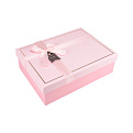 Подарочная коробка Прямоугольная, 26х19х8 см, Розовая (UPK-060607)