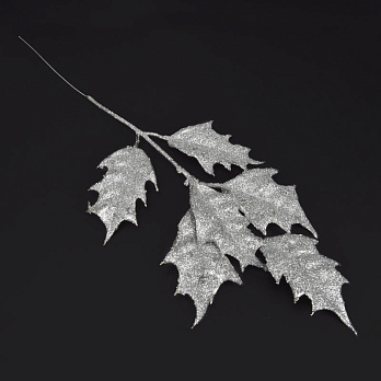 Гілка падуба, Срібляста, 41 см (DEC-060550)