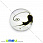 /p13681-kaboshon-stekl-s-printom-kot-18-mm-krugliy/