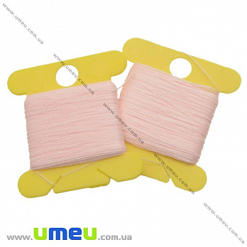 Нить для бисера светящаяся в темноте, Розовая №1202, 30 м (MUL-020536)
