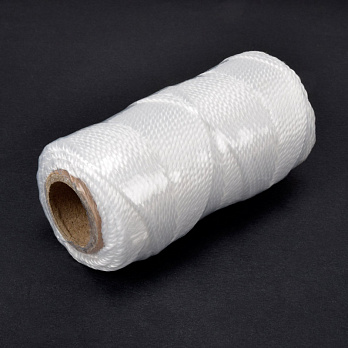 Шпагат нейлоновий, 1,5-2 мм, Білий (LEN-062274)