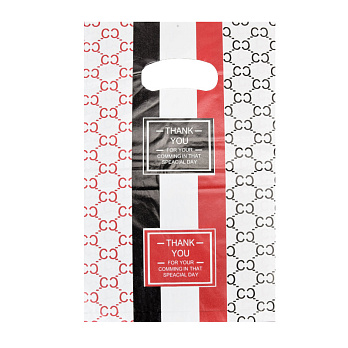 Подарунковий пакетик, 30х20 см, Білий (UPK-009138)