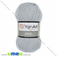 Пряжа YarnArt Gold 100 г, 400 м, Сіра світла 14500, 1 моток (YAR-025459)