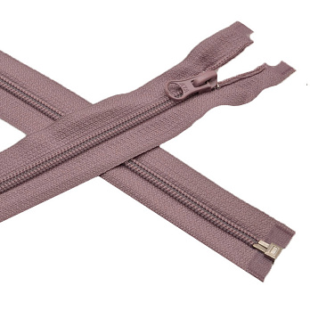 Блискавка спіральна роз'ємна 60 см, Тип 5, Пудрова (ZIP-045164)