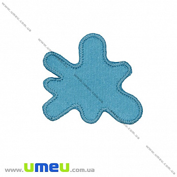 Термоаппликация Клякса, 4,5х4 см, Голубая (APL-027721)