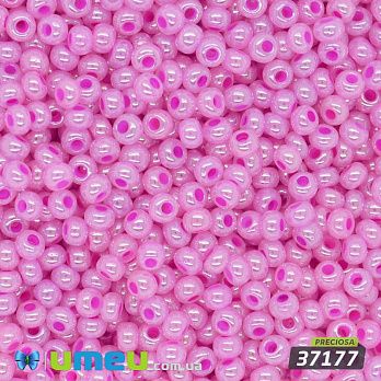 Бісер чеський №519 / 37177, Рожевий, Перламутровий, 10/0 (BIS-005209)