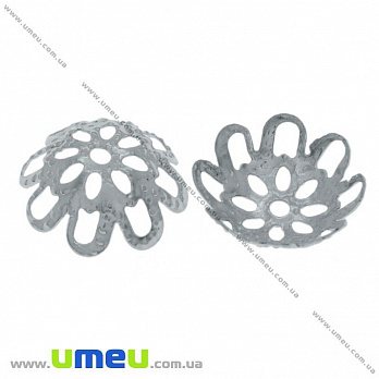 Обіймач, Темне срібло, 10х3 мм (OBN-020331)