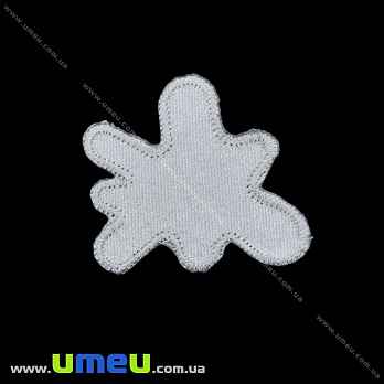 Термоаппликация Клякса, 4,5х4 см, Серая (APL-027720)