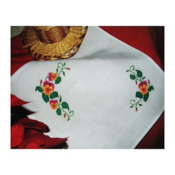 Набор для вышивания нитками VDV, Салфетка ВМ С-02, 34х34 см (SXM-054941)