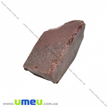 Авантюрин Золотой песок необработанный, 45х23х21 мм (POD-027039)