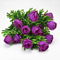 Букет камелій, 34 см, Фіолетовий (DIF-059311)