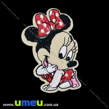 Термоаппликация детская Микки Маус, 7х4,5 см (APL-020960)
