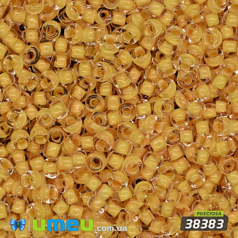 Бісер чеський №603 / 38383, Жовтий, Прокрашенний, 10/0 (BIS-003882)