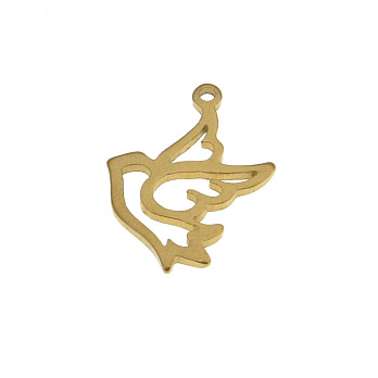 Підвіска з нерж. сталі Голуб, 17,5х13 мм, Золото (STL-059170)