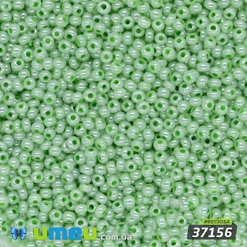 Бісер чеський №579 / 37156, Салатовий, Перламутровий, 10/0 (BIS-014794)