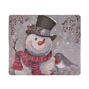 Набір алмазного живопису на картоні 25х21 см, Сніговик (SXM-056391)