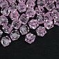 Бусины для сумок ОПТ Акриловые, Куб граненый, 8х7,5 мм, Розовые (BUS-059921)