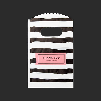 Подарочные пакетики, 15х9 см, Черно-белые (UPK-060086)