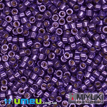 Бісер японський Miyuki Delica 11/0 DB2509, Duracoat Galvanized, Фіолетовий (BIS-045499)