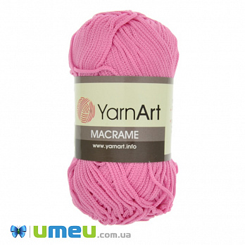 Пряжа YarnArt Macrame 90 г, 130 м, Розовая 147, 1 моток (YAR-038454)