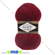 Пряжа Alize Lanagold 100 г, 240 м, Вишневая 390, 1 моток (YAR-023305)