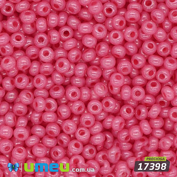 Бісер чеський №510 / 17398, Рожевий темний, Перламутровий, 10/0 (BIS-003841)