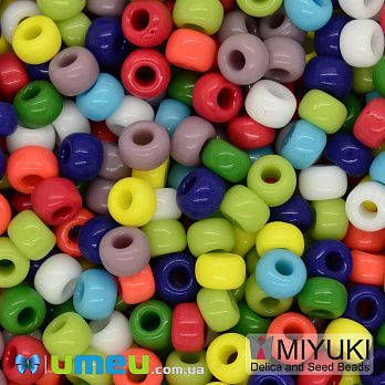 Бісер японський Miyuki круглий RR 6/0 №mix91, Різнокольоровий (BIS-046007)