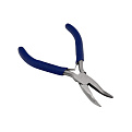 Инструмент Тонкогубцы выгнутые, Синий, 12,5 см (INS-053914)