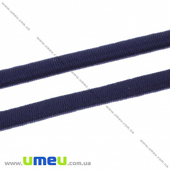 Резинка плоска 5 мм, Синя темна (LEN-028580)