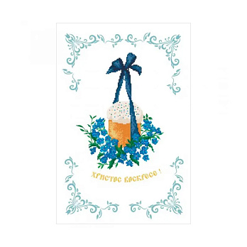 Рушник пасхальный для выш. бисером VDV, РС Т-34, 45х33 см (SXM-061848)