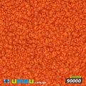 Бисер чешский 15/0, №90000, Оранжевый, Прозрачный (BIS-031268)