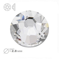 Стрази Swarovski 2038 (без фольги) Crystal, HotFix, SS10 (2,8 мм) (STR-009822)