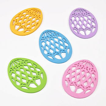 Декоративний виріб з фоамірану Писанка, 6х4,5 см, Мікс (FOM-057312)