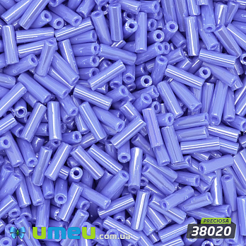 Бісер чеський Стеклярус 3, №38020, Фіалковий перламутровий, 7 мм (BIS-044896)