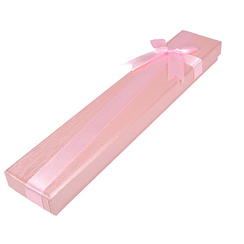Подарункова коробочка Прямокутна, 21х4х2 см, Рожева (UPK-056838)
