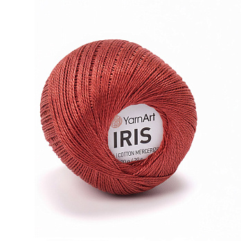 Пряжа YarnArt Iris 20 г, 138 м, Терракотовая темная 931 (YAR-023001)