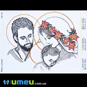 Схема для выш. бісером, Юма, Святе сімейство, 37х29 см (UPK-048497)