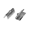 Зажим для лент из нержавеющей стали, 15х7 мм, Темное серебро (STL-055820)